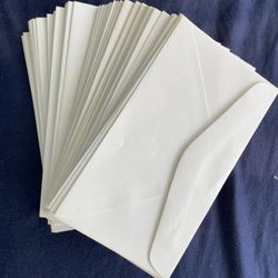 New Lot Of 67 Envelopes - 6.5” x 3.5” - Cream Colored 
