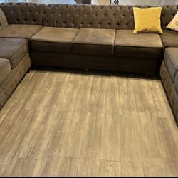 Beautiful  Gray Sectional For Living Room