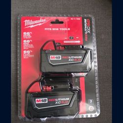 Milwaukee 5.0 Batteries New