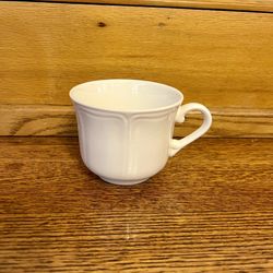 Vintage Japan Federalist Ironstone White Coffee Mugs/tea Cups 8oz. 4238