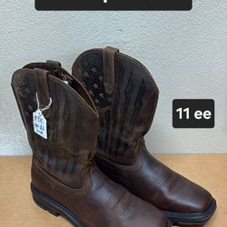 Ariat Work Boots Sz 11 ee SOFT SQUARE TOE