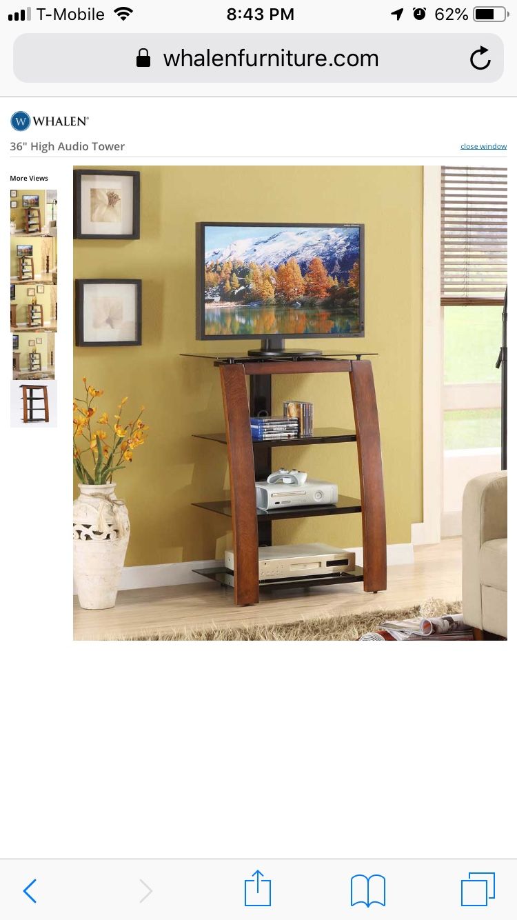 WHALEN Audio Component Tower Model BBAT27TC for Sale in Park Ridge