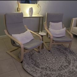 IKEA Poang Sillón Abedul Chapa Knisa Beige Claro 792.407.90