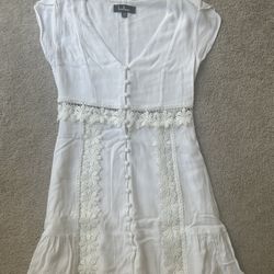 LuLu’s White Crochet Lace Dress