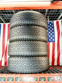 Set of 4 Used Tires LT275/65R20 GOODYEAR WRANGLER TRAILRUNNER A/T 275/65R20 LOAD E 10PR TRUCK TIRES 275 65 20