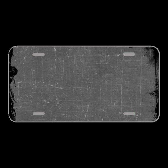 License Plate Novelty Car Front Blackboard Chalkboard Black Design