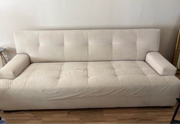 Z Gallerie Sofa + Matching Chair — $200