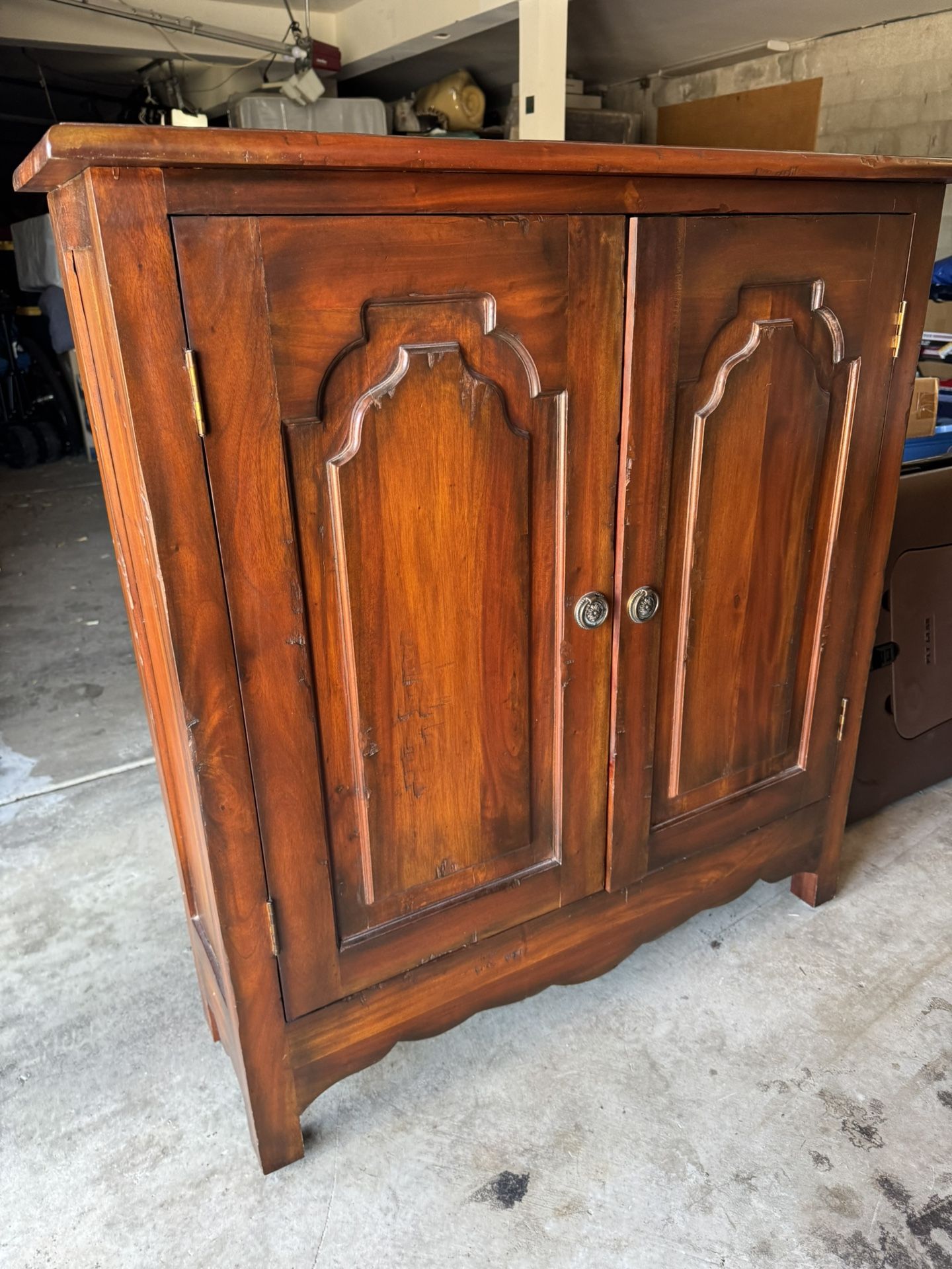 Antique Wooden Cabinet By Guildmaster