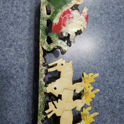 Vintage Metal Christmas Candle Holder