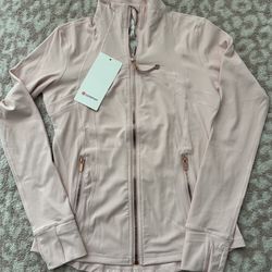Lululemon Rose Gold Zippers Jacket $75 **READ DESCRIPTION**