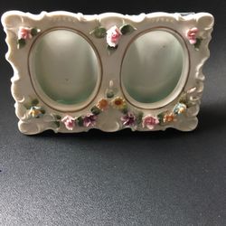 Antique Lefton Porcelain Frame