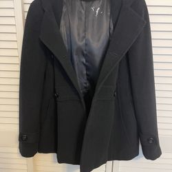 Women Short Black Coat St.John’s Bay (J. C. Penny’s) Medium