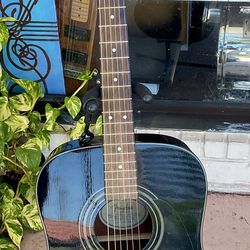 Fender CD-60 Dreadnought Acoustic Guitar-Black