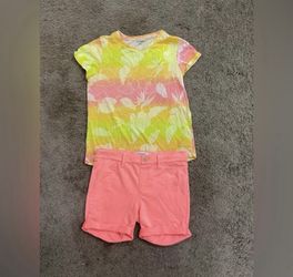 Girls Old Navy Bright flower Outfit size 14/16