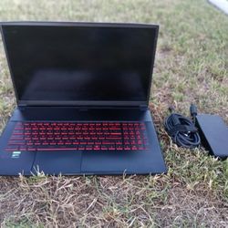 MSI GF75 Thin Gaming Laptop i5 + GTX 1660 MS17-F3 For Parts/Repair (Bad DC Jack)