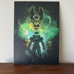 Unsc Art Metal Halo Poster