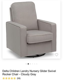 Delta Children Laundry Nursery Glider Swivel Rocker Chair