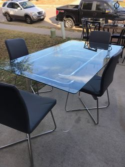 Glass Table Semi new