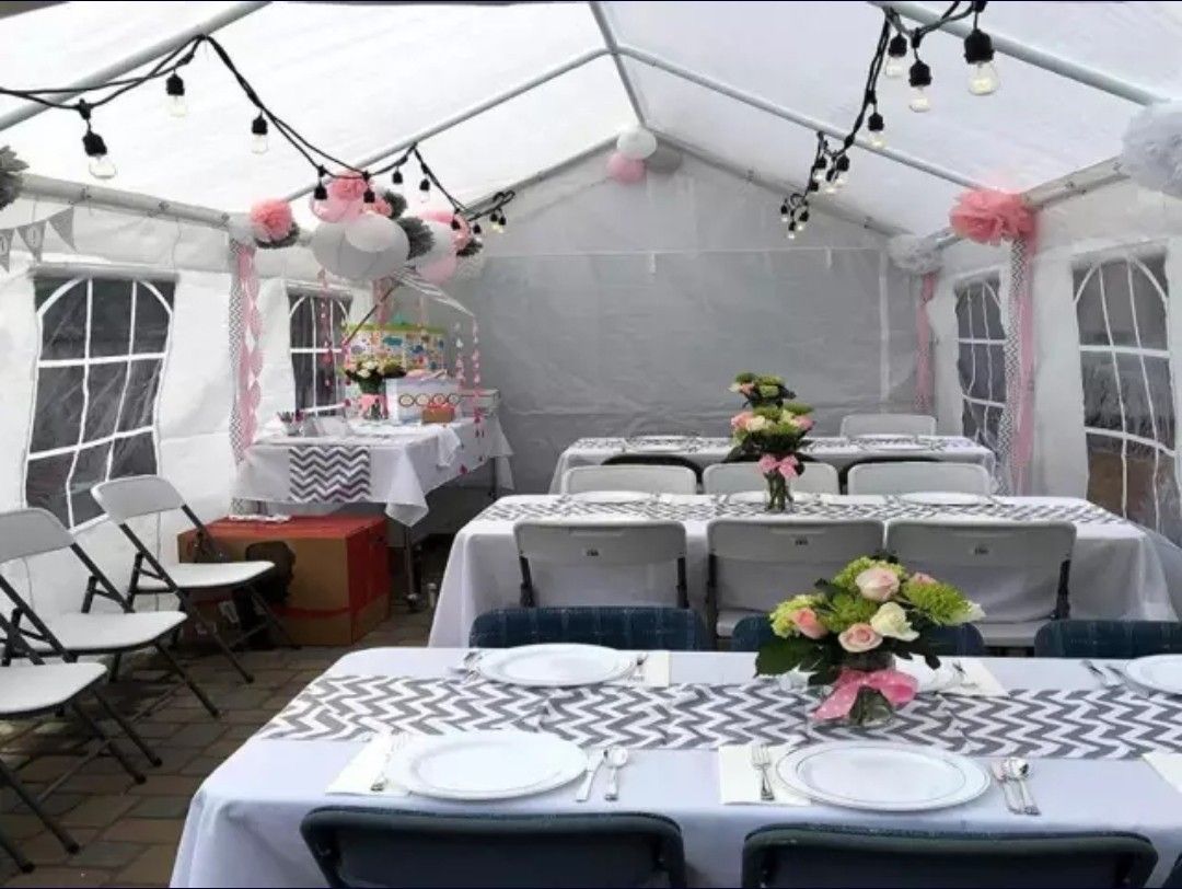 New PARTY TENT 13 x 26 ft. White PE