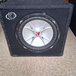 12" Subwoofer Works Good Hits Hard 