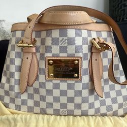 Louis Vuitton Hampstead Damier Azur MM- Shoulder/Tote Bag