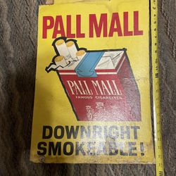 Pallmall Cardboard Sign