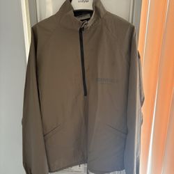 Essentials Fear Of God Half-Zip Track Jacket