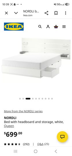 IKEA Queen Bed Frame And Headboard