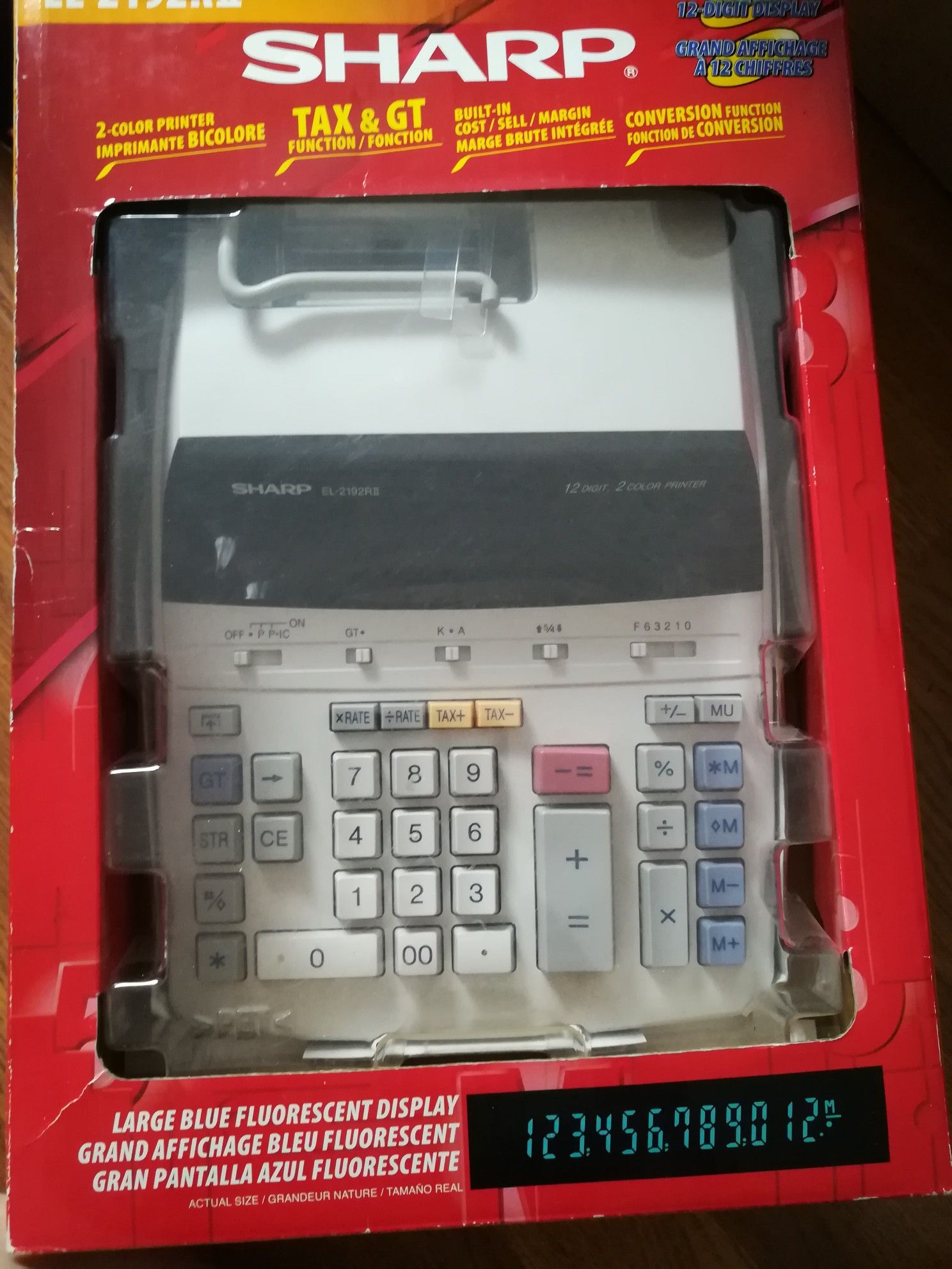 Sharp EL-2192RII Printing Calculator