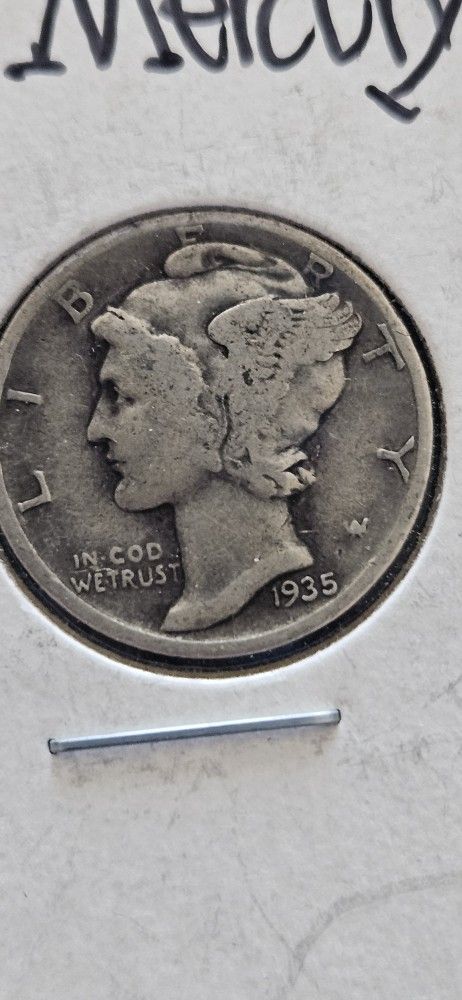 1935 Mercury Dime 90% Silver
