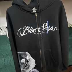 SDL Blue Strips Hoodie