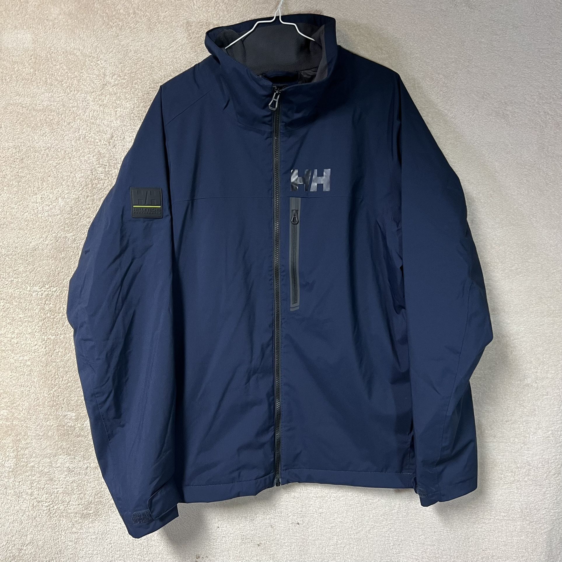 Helly Hansen HP Racing Lifaloft Sailing Jacket Mens XL Blue Softshell