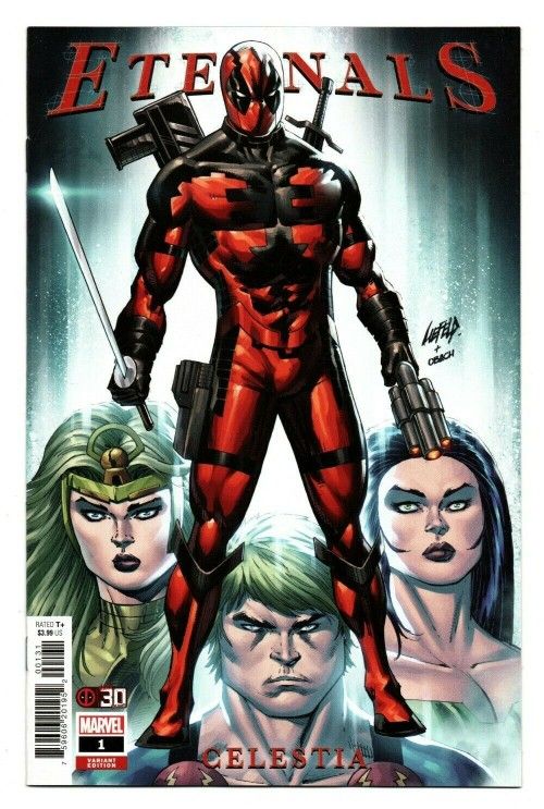 ETERNALS: CELESTIA #01 (2021) ROB LIEFELD | DEADPOOL 30TH ANNIVERSARY | TRADE DRESS
