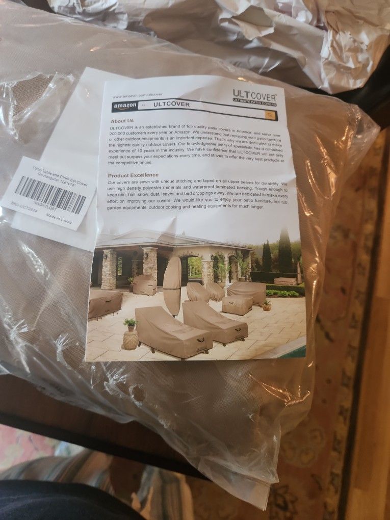 Patio Table And Chair Set Cover Rectangular