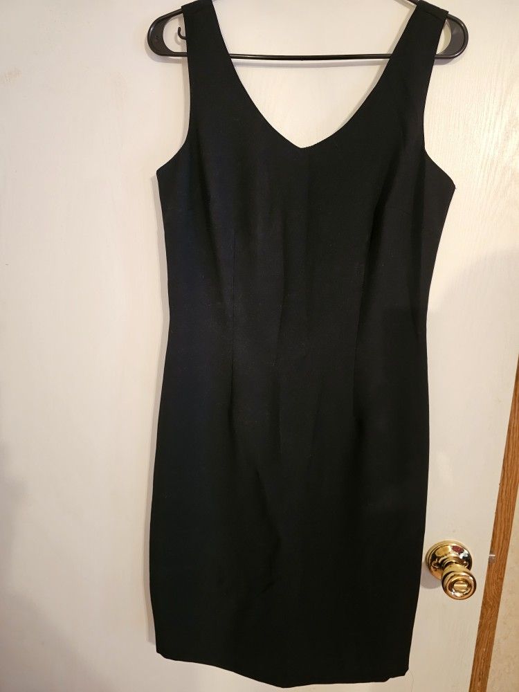 Small Cocktail Black Dress. High Quality Fabric.