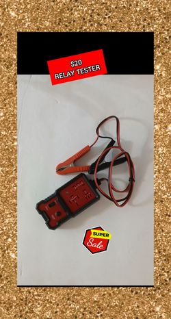 Automotive Relay Tester with Alligator Clips