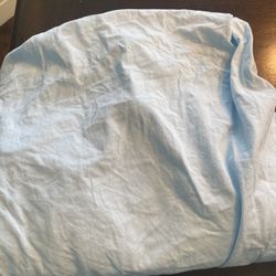 Light Blue Crib Sheet #16