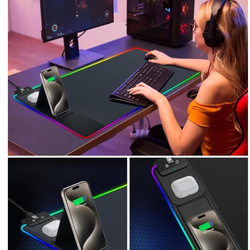 Brand New Charging desk pad with lights