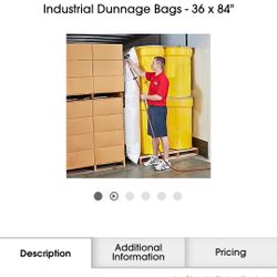 36x84" Inflatable Industrial Dunage Bag 