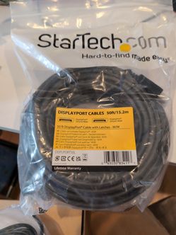 StarTech 50ft 15m DisplayPort dport Cable M/M