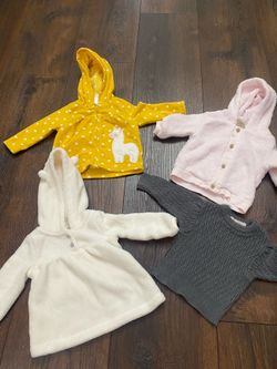 Lot of 4 girls sweaters size 3/6 months by Jessica Simpson #11