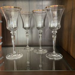 4 Mikasa Wine Glasses