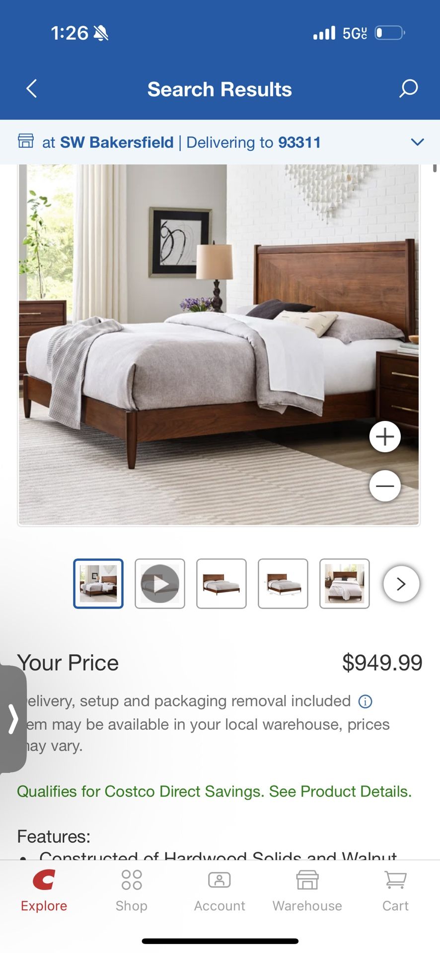 4 Pieces Queen Size Bedroom Set
