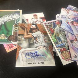 Signed Jim Palmer Card