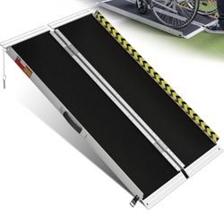 NEW-VNN Portable Wheelchair Ramp 4FT