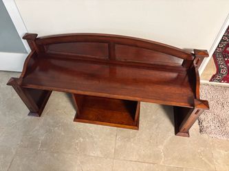 Elegant style bench solid wood with mirror  perfect for an entryway , hallway or living room.