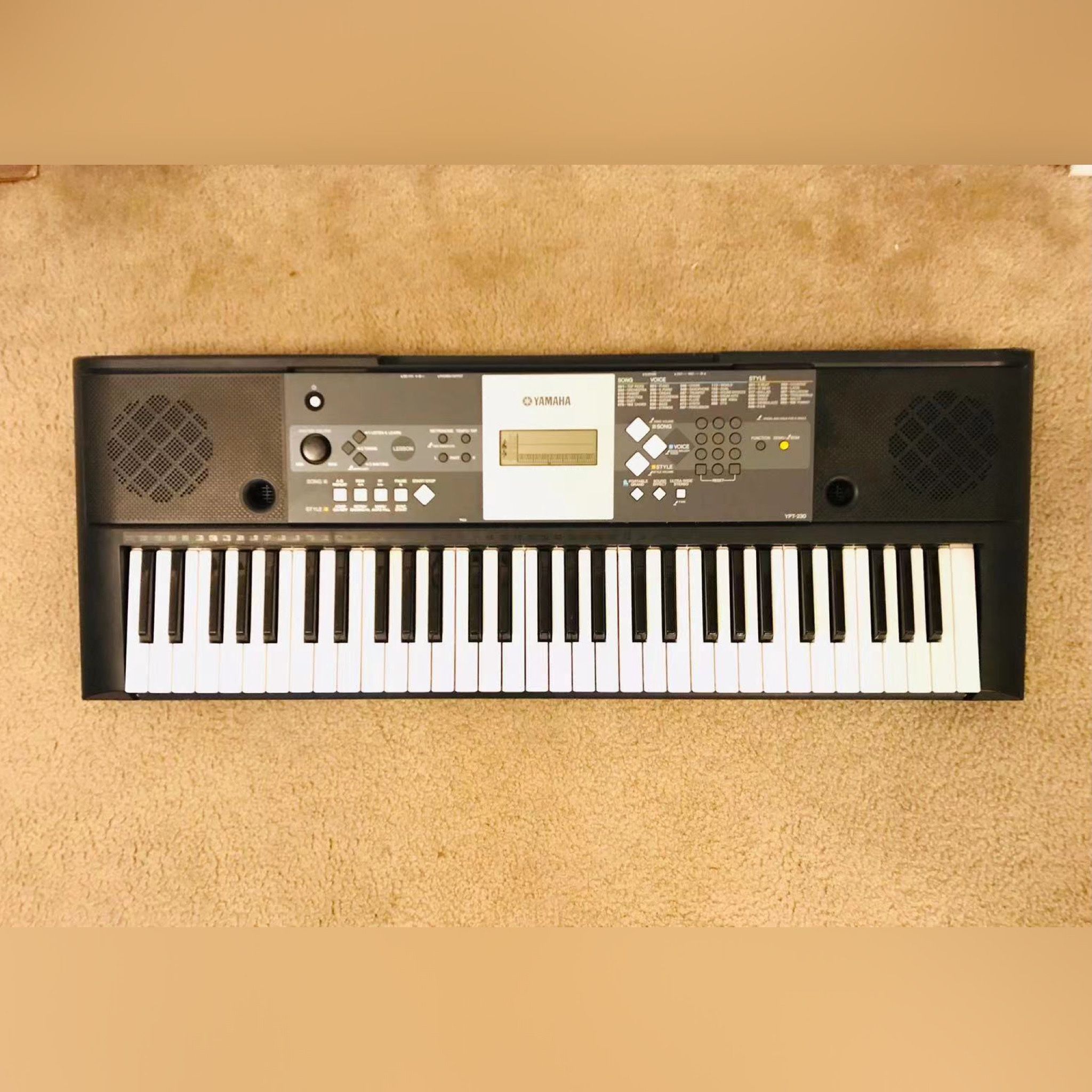 YAMAHA Digital 61 Key Electronic Keyboard YPT-230