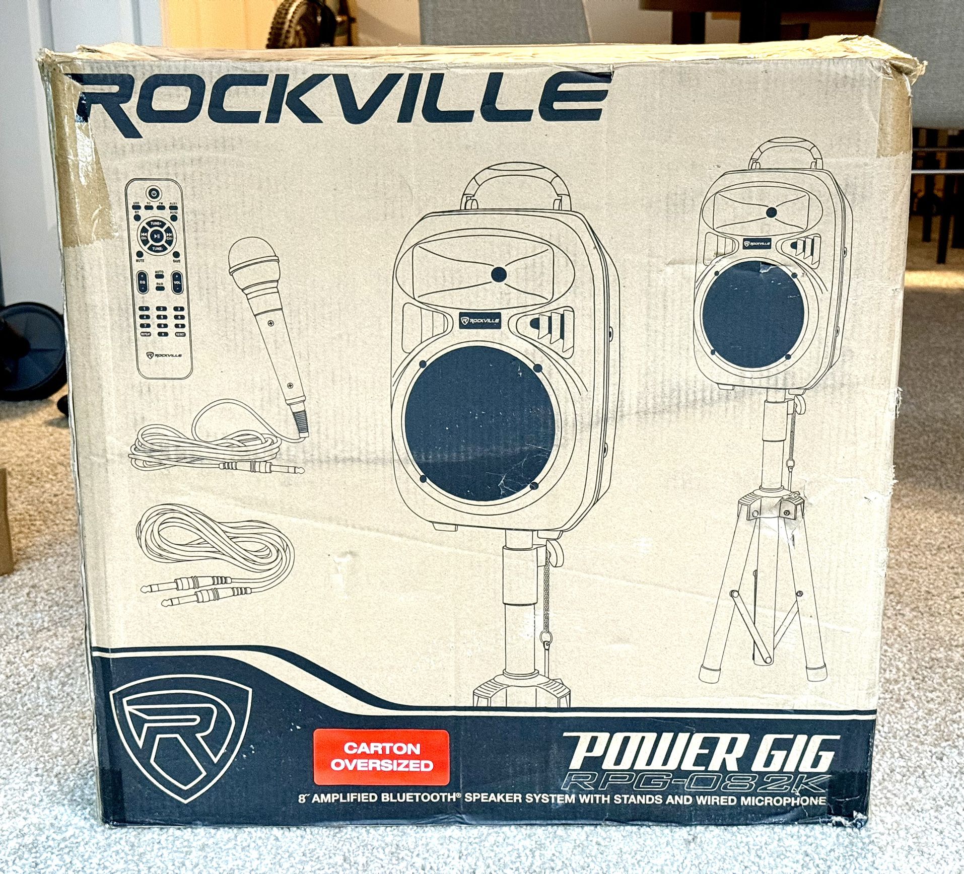 Karaoke Machine Rockville RPG082K - Like New