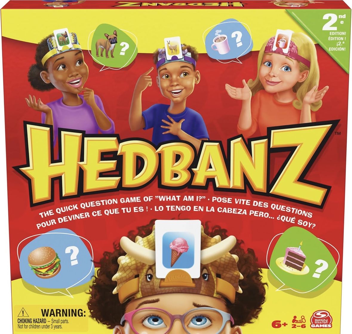 Spin Master Hedbanz Dugout Family Game 'Who Am I? 2nd Edition' - Game for 6+ NWT