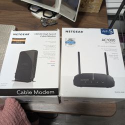 Netgear Modem + Router Bundle 